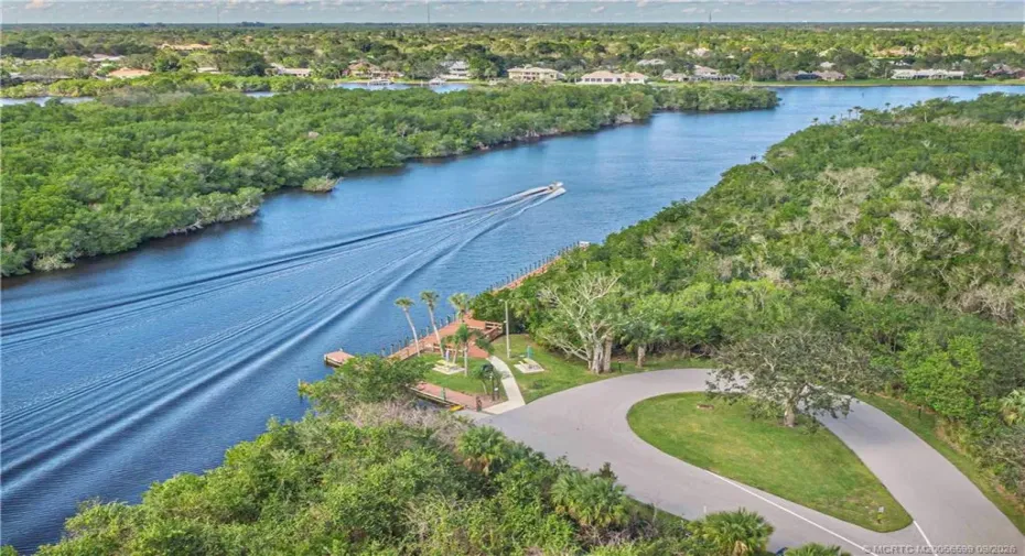 South River Condominium community is on the St. Lucie River