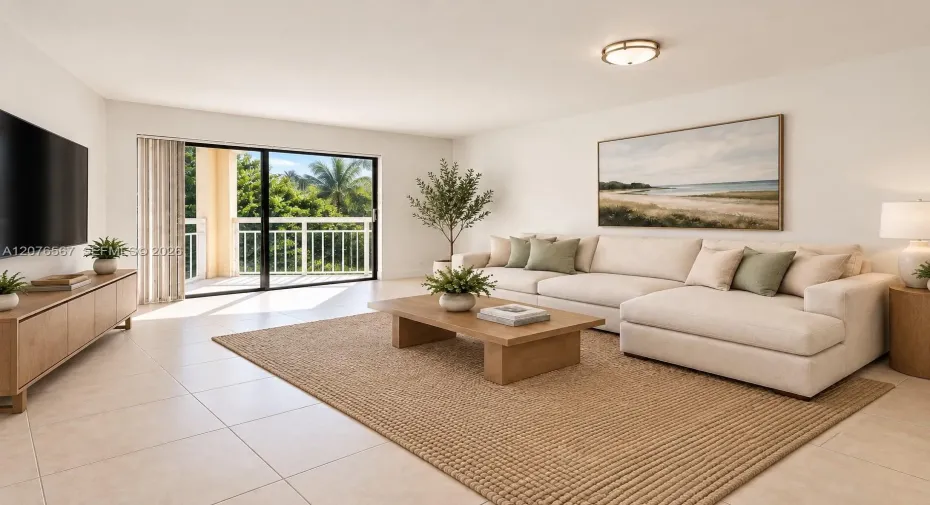 Staged Living Room