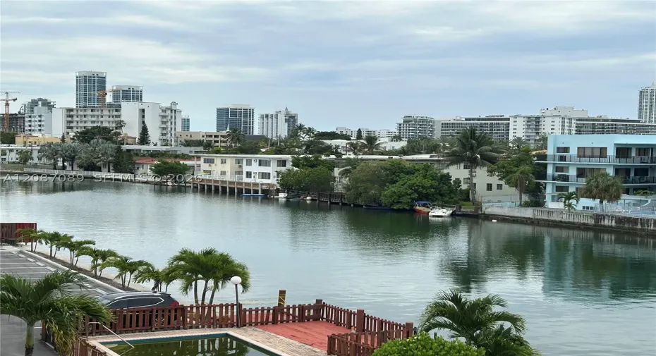 VIEW FROM BALCONY 

