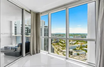 Floor to ceiling glass
