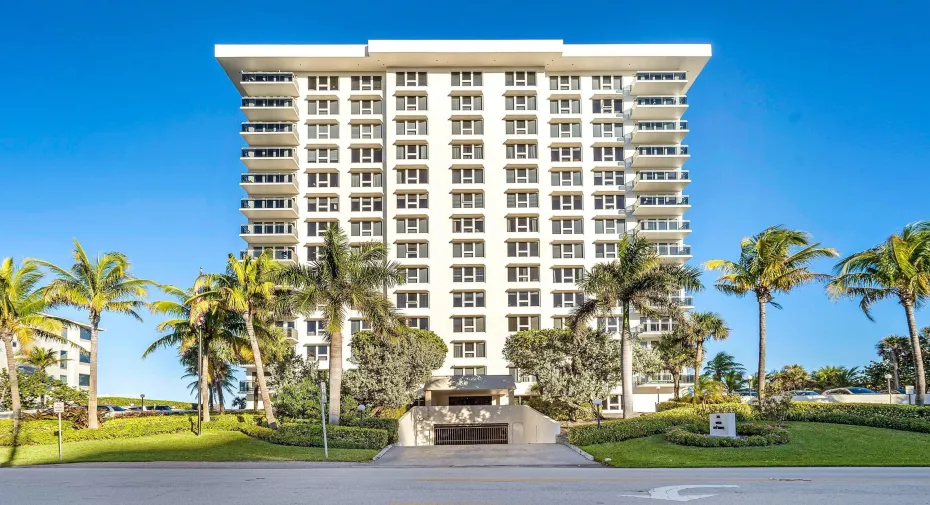 Front of building