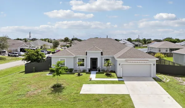 Front Aerial View of Home