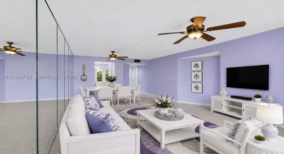 Living / Dining Room - Virtual Staging