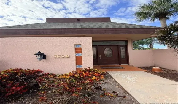 Front of Villa
