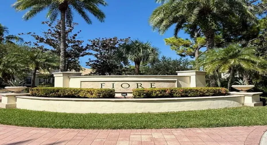 Fiore sign entrance