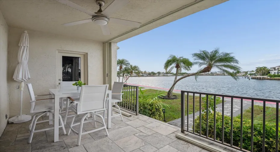 Private patio