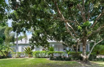 Lush, mature trees & landscaping surrounding...lovely setting!