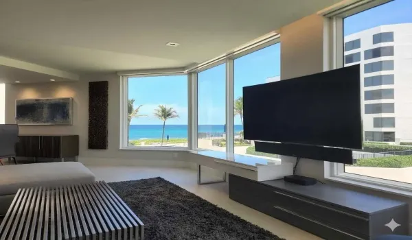 Black tv screen
