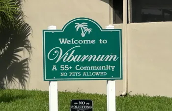 Entrance to the Viburnum section