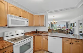 kitchen to living