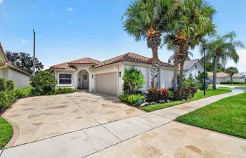 Beautiful stamped driveway and apron. Large driveway-perfect for extra cars!