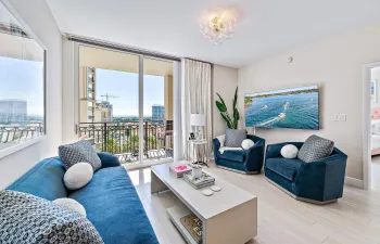 Living Room with water views