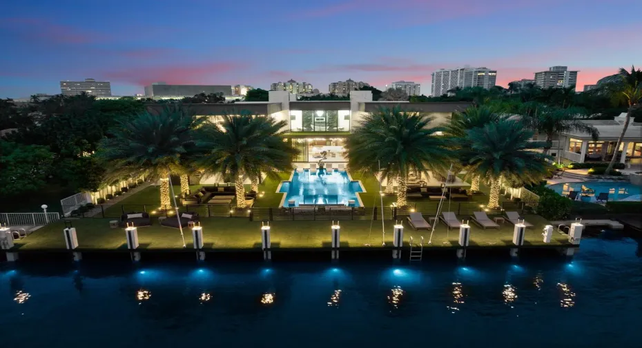 private resort backyard