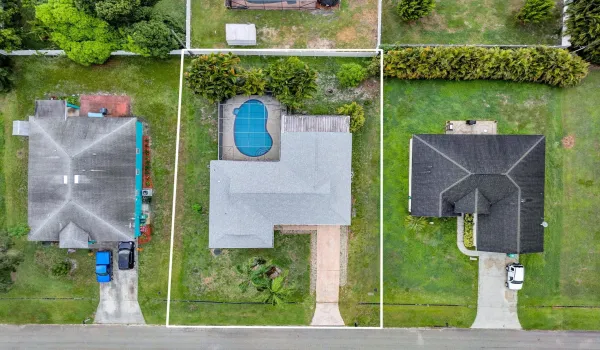 Aerial of the property.