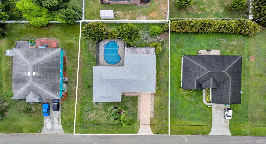 Aerial of the property.