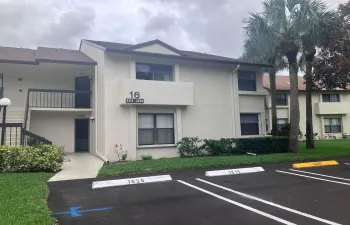 Front of condo - corner unit
