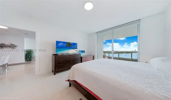 Sunrise views from the bedrooms...