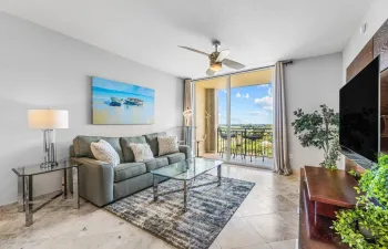 Living Room & Covered Balcony