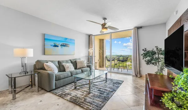 Living Room & Covered Balcony