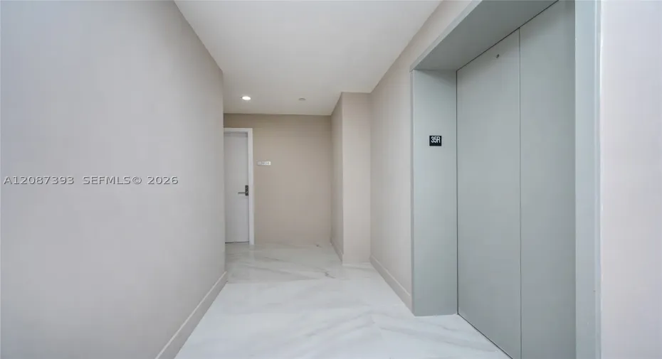  Semi-private foyer for only 2 units