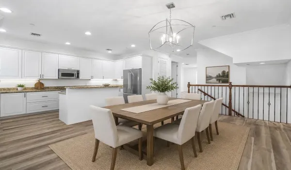 Virtually Staged Dining Room