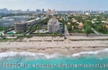 Aerial Beach and Building Photo
