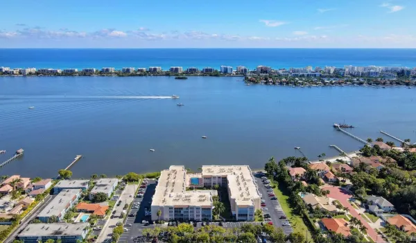 PALM LAKE FROM THE AIR