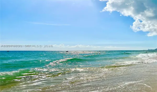 Atlantic Ocean few minutes walk