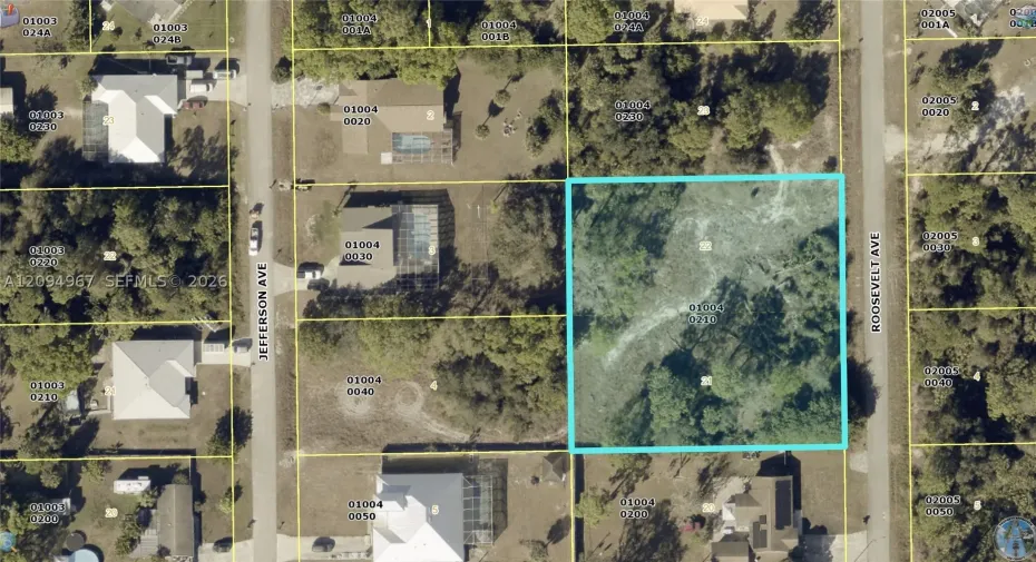 Rare double residential lot approximately 1 acre in growing Lehigh Acres.