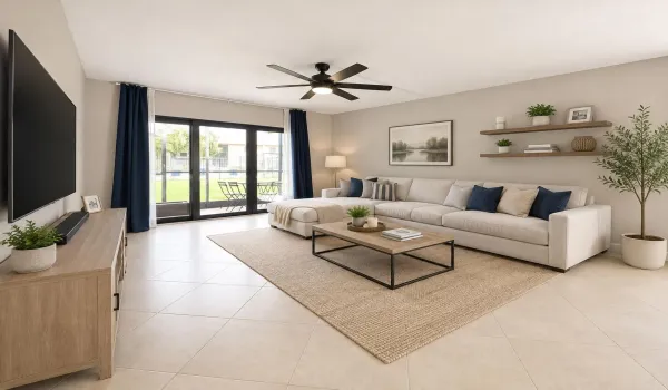 Updated 2/2 Condo on FIRST FLOOR with impact windows!!