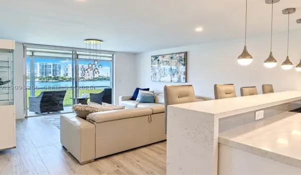 Sleek updated kitchen with modern cabinetry, stainless steel appliances, and ample counter space.