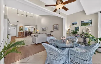 Living Room with enclosed Florida Room