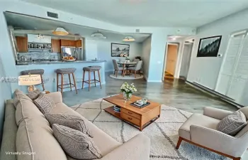 Virtual staging