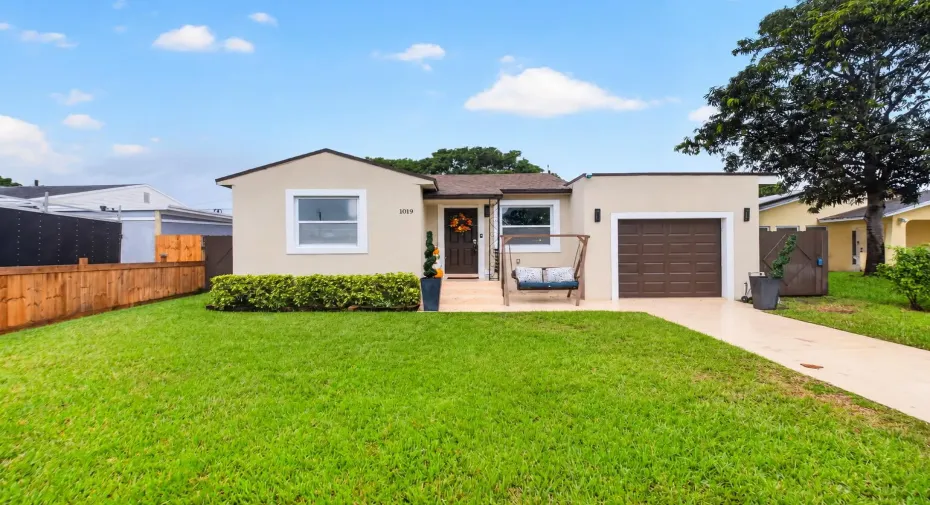Clean Suburban Home Exterior