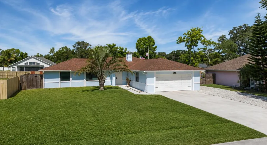 front of home