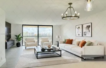 staged living room