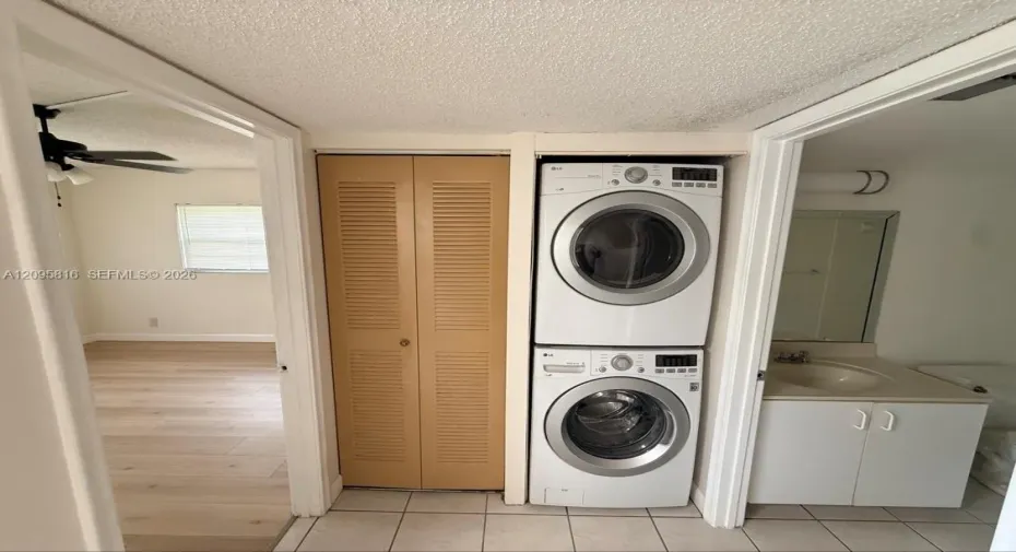 full size in unit laundry