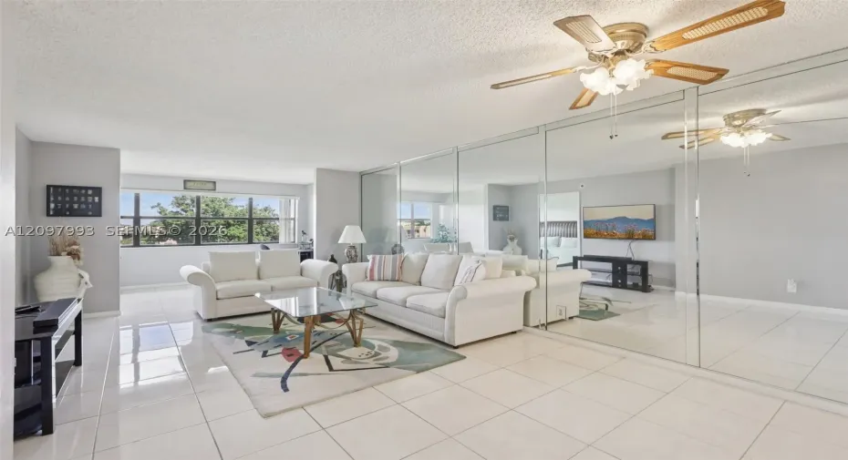 Spacious living area