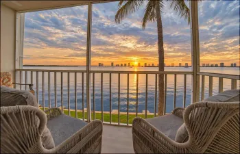 Balcony off Bedroom at Sunrise