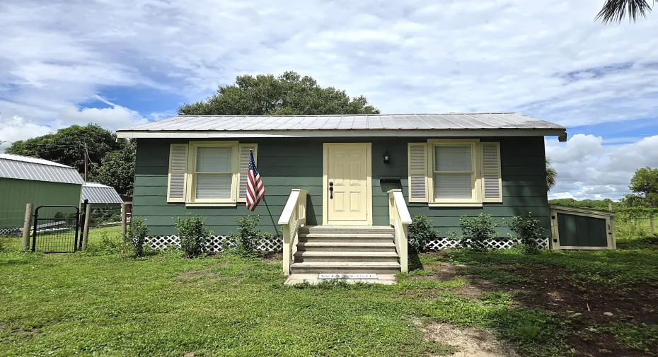 You All Come On Down and Check Out Country Cottage Rental Unit B with Fresh New Exterior Paint This Labor Day Weekend, September 2026