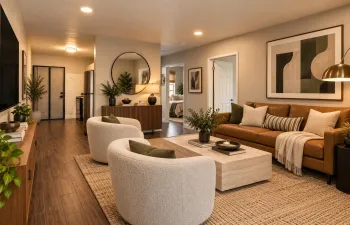 Photo has been virtually staged to illustrate potential furniture placement. Furniture shown is not included.