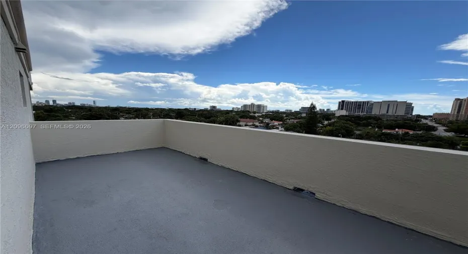 Approx 150 sq ft of private balcony space