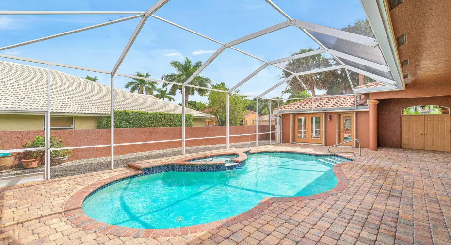 heated pool/spa