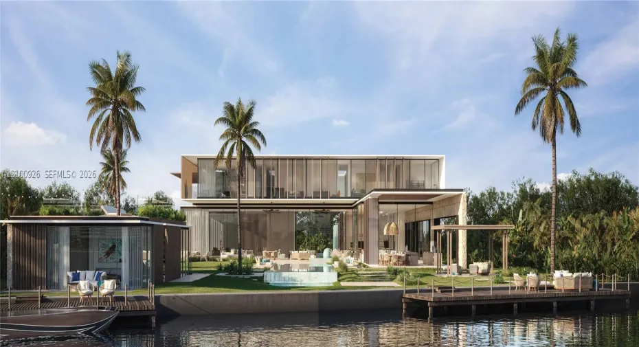 Architectural rendering of proposed estate. Construction not included.