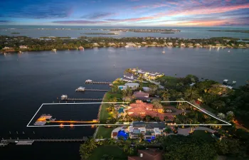 inlet at night