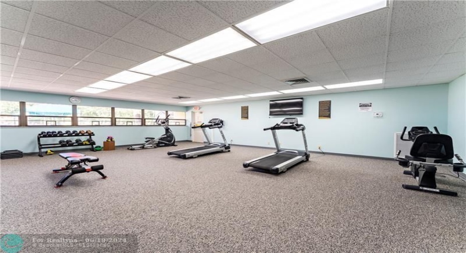 Fitness Center with newer equipment