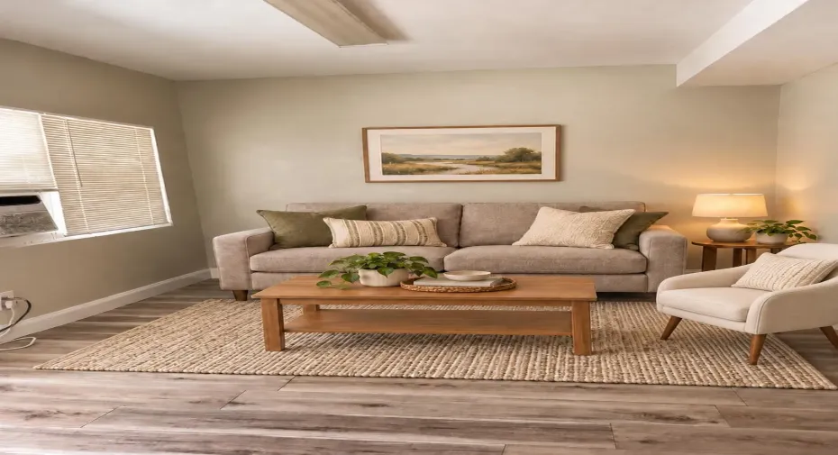 Compact cream chair refreshes the living