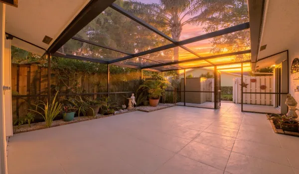 Sunset patio