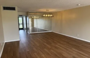 Spacious living/ dining