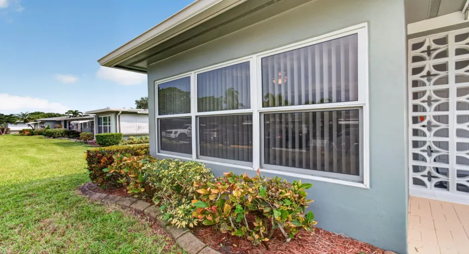 Impact windows throughout